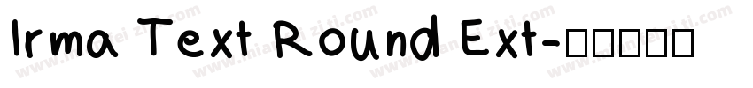 Irma Text Round Ext字体转换